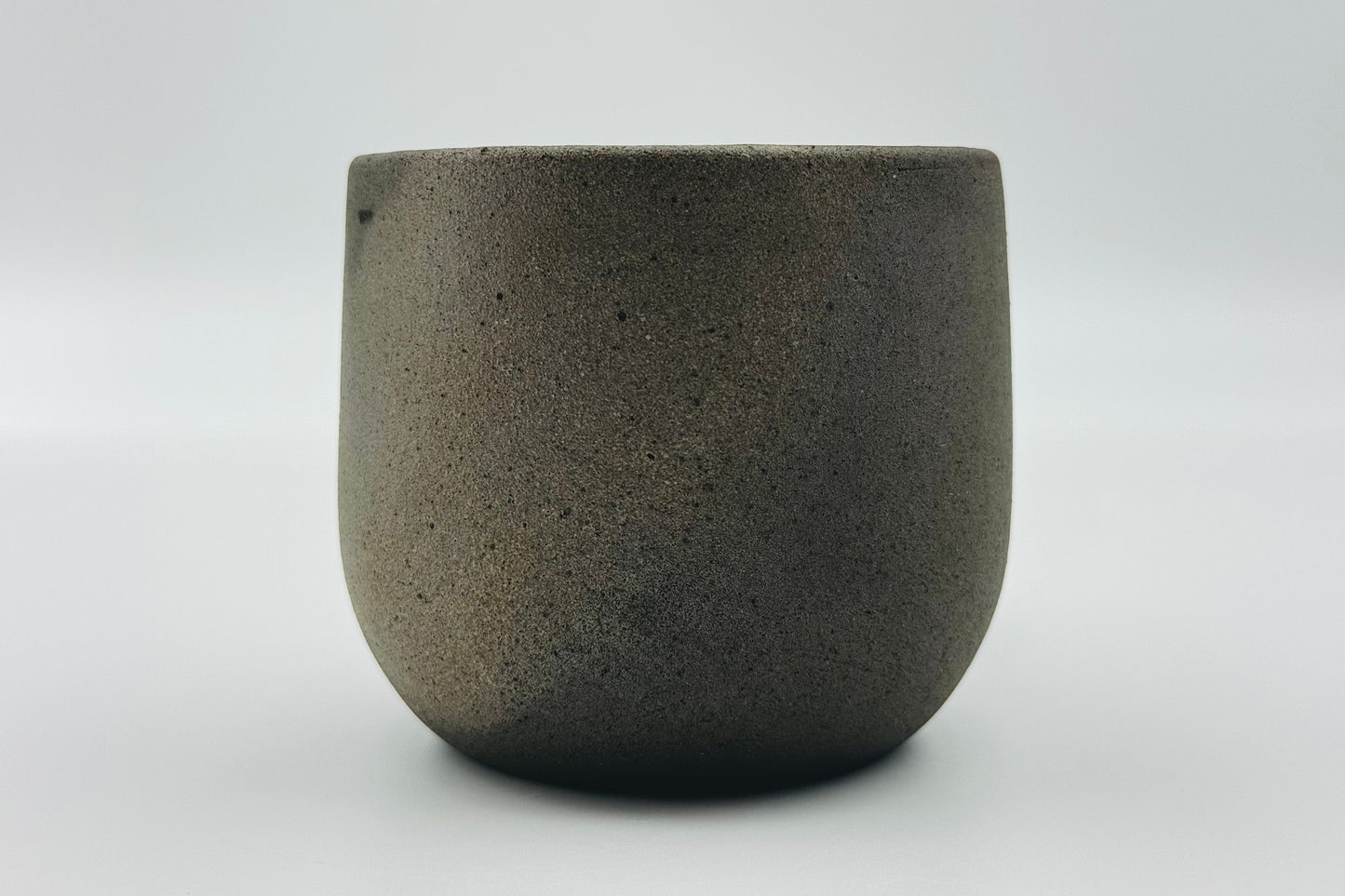 Handcrafted Black Sand Mug: Nature themed Minimalist Unglazed Coffee Mug